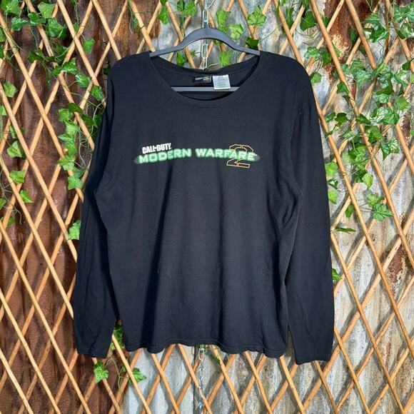 Vintage Y2K modern warfare 2 COD video game promo LS T-shirt - Picture 1 of 5